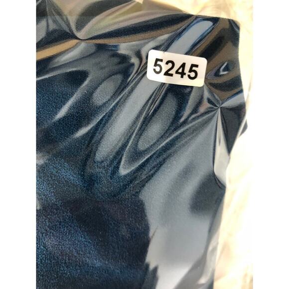 Alexia Admor Suri Dress Draped One Shoulder Short Sleeve Mini Navy Blue XS - Picture 9 of 9